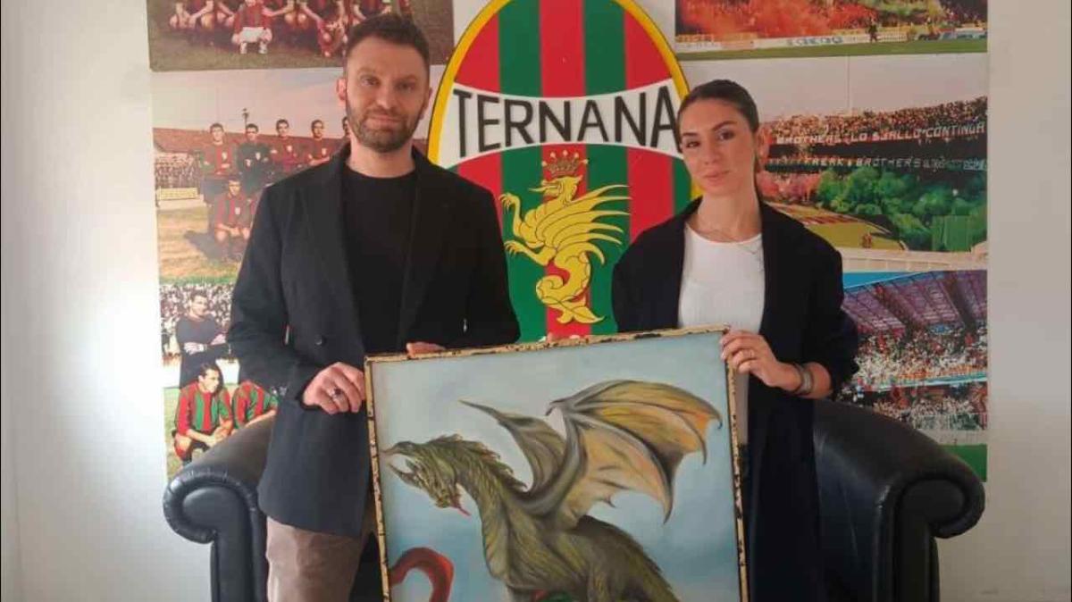 Consegna opera alla Ternana 