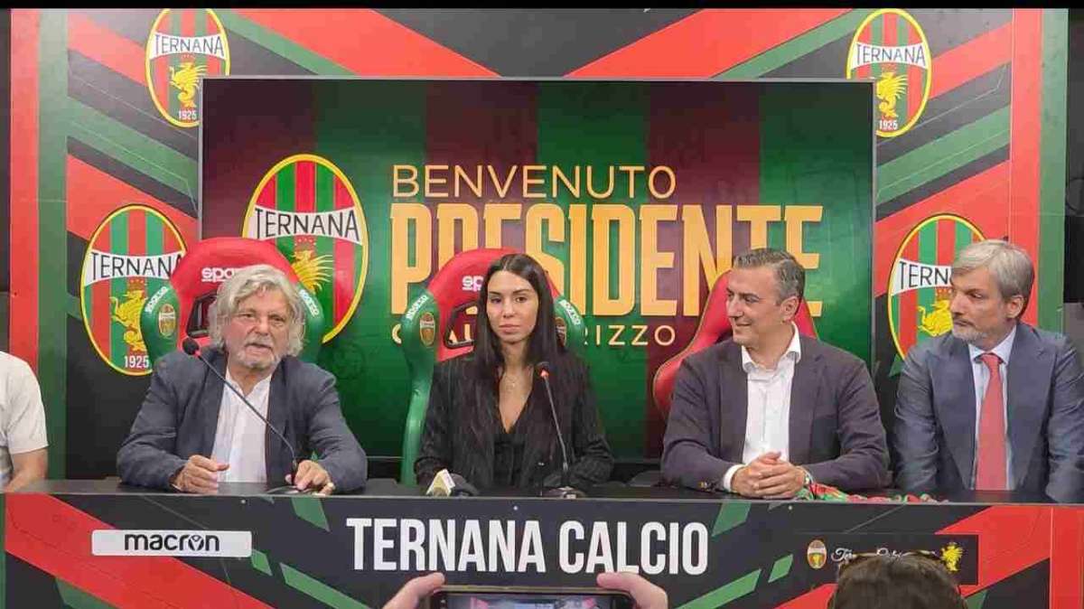 La conferenza stampa di presentazione di Claudia Rizzo - Foto TernanaNews