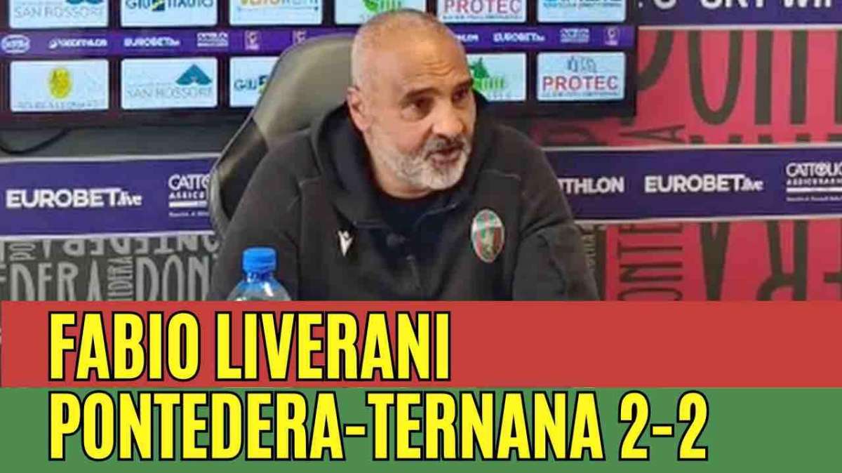 Fabio Liverani post Pontedera-Ternana 2-2
