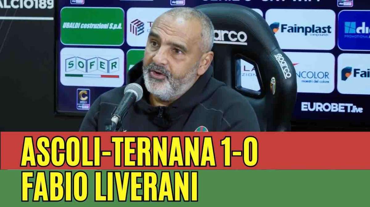 Fabio Liverani post Ascoli-Ternana