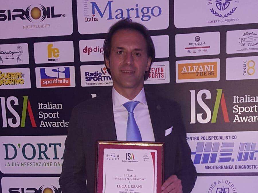 E' Ternano il miglior procuratore di serie B! Urbani: "Premio dedicato alla mia famiglia. E un giorno..."