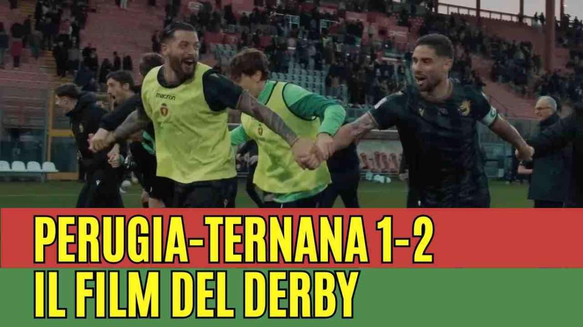 Il film di Perugia-Ternana 1-2