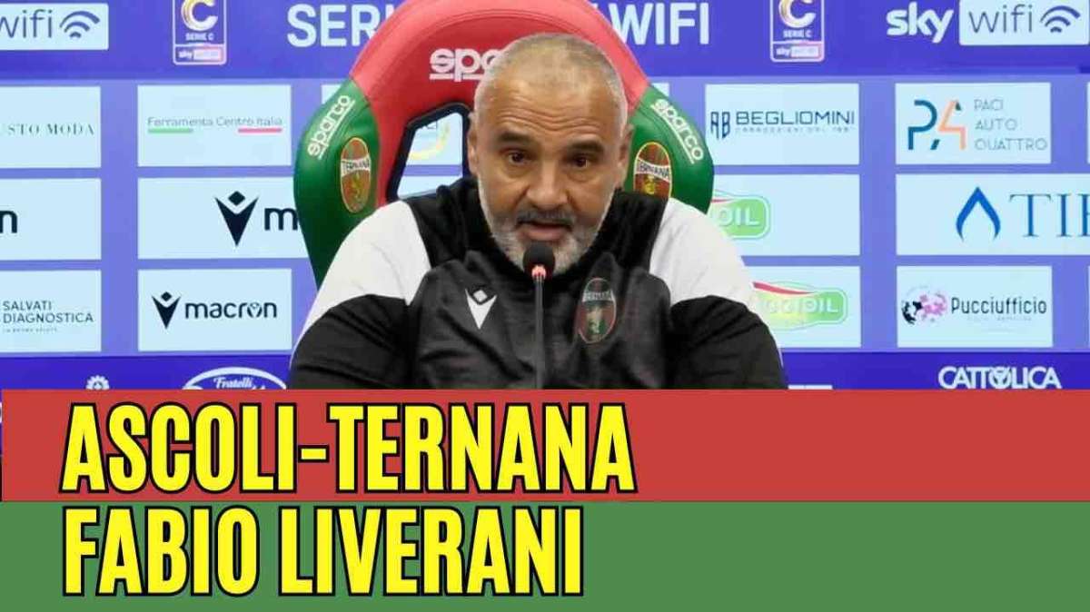 Fabio Liverani pre Ascoli-Ternana - Foto TernanaNews