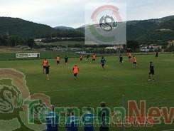 Ternana - Allenamento mattutino prima dell'amichevole col Cascia