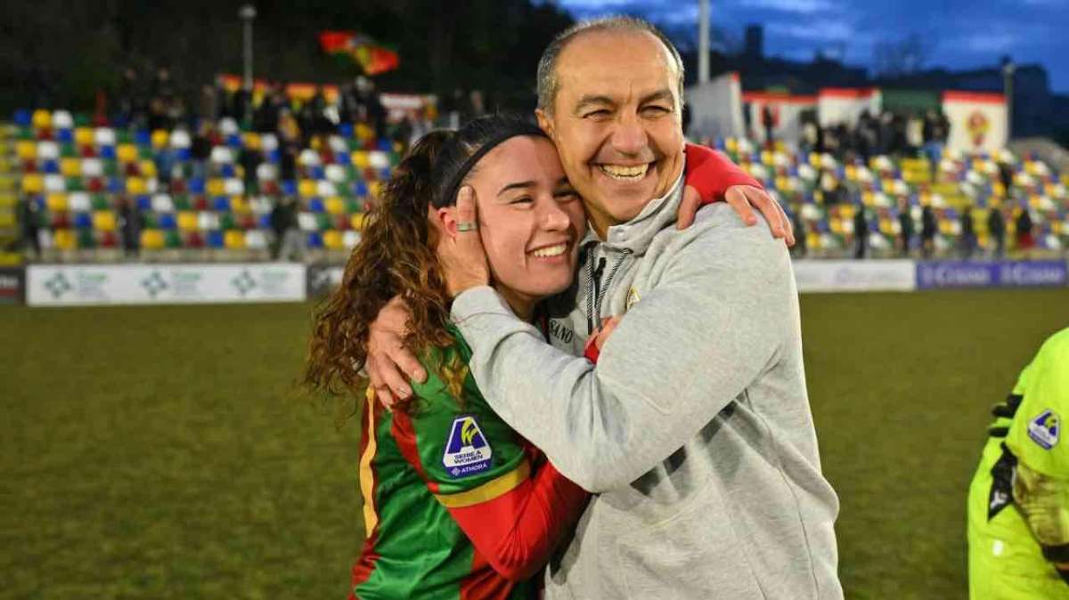 Giada Pellegrino Cim&ograve; con Mauro Ardizzone - Foto Ternana News