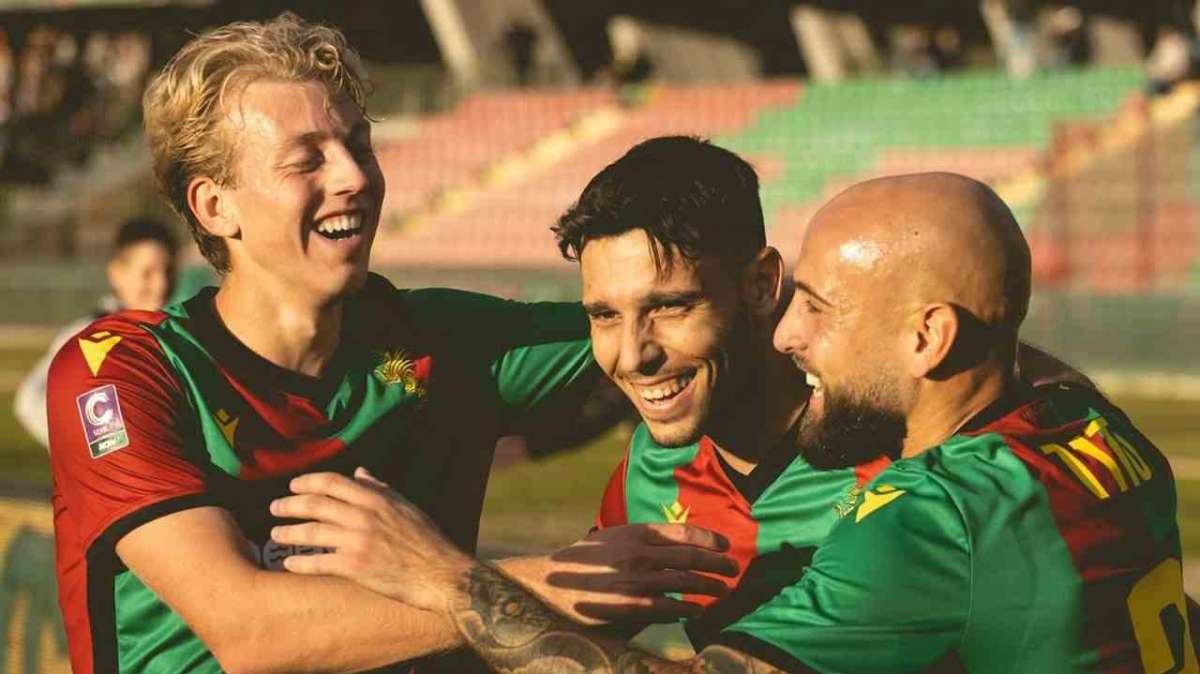 Kees De Boer, Emmanuele Cicerelli e Fabio Tito Ternana Calcio