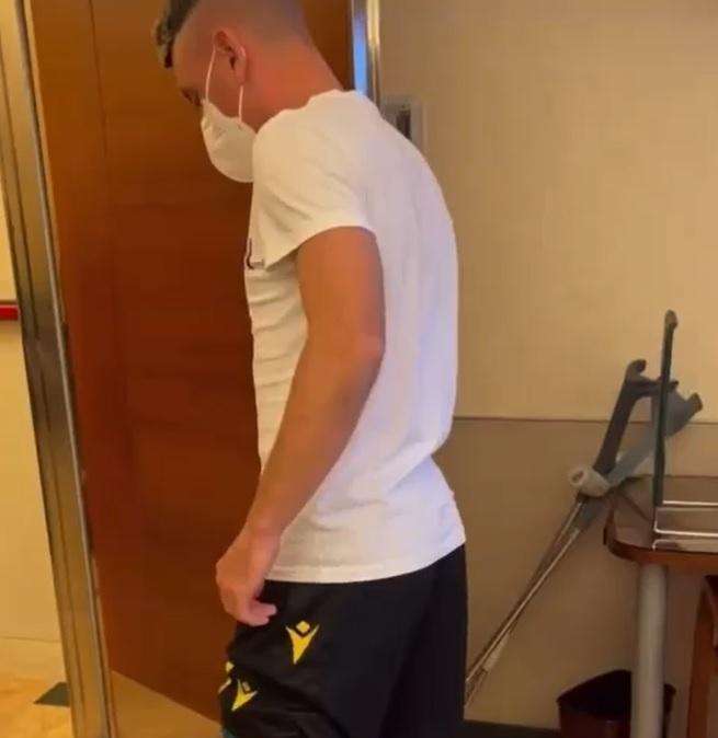 Cesar Falletti... è già in piedi!!! - VIDEO