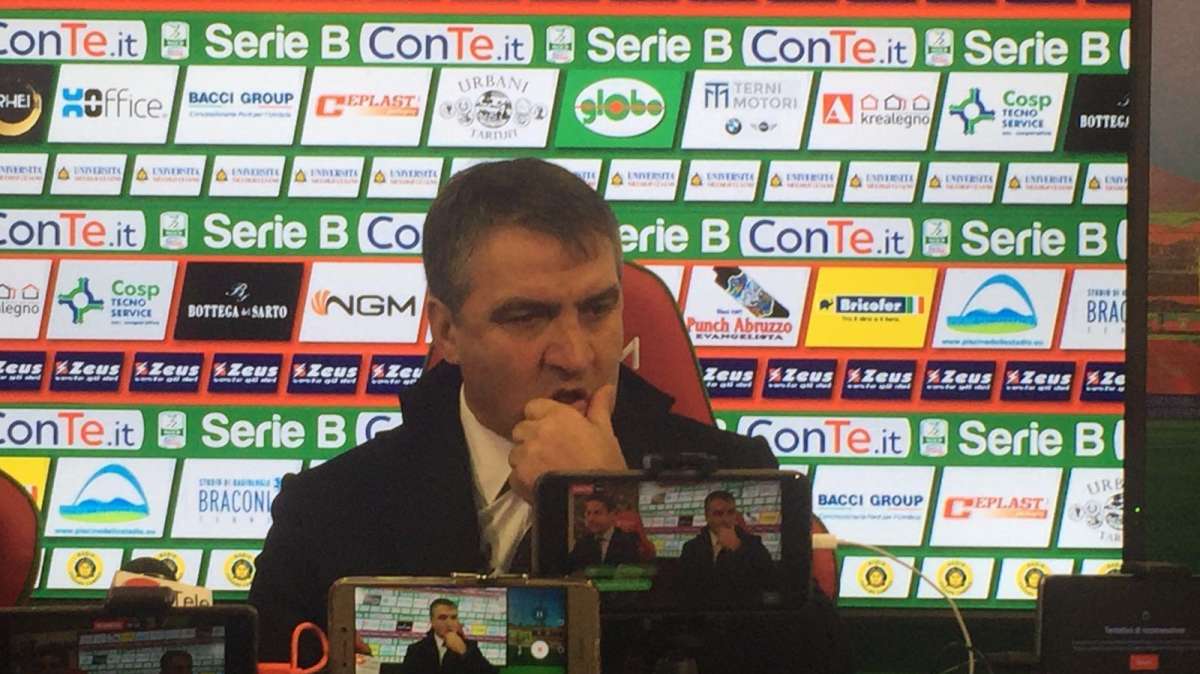Ternana - De Canio in conferenza stampa: "Vedo maggiore consapevolezza e fluidità" - VIDEO