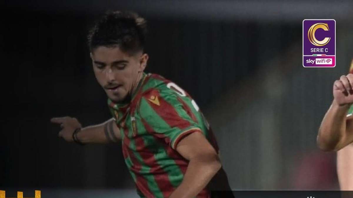 Marcelo Orellana a segno contro il Rimini - Foto TernanaNews