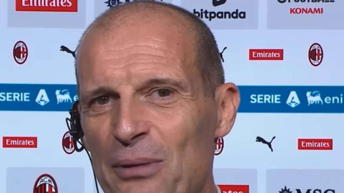 Soddisfazione per mister Allegri -TernanaNews.it (Screenshot video YouTube) 