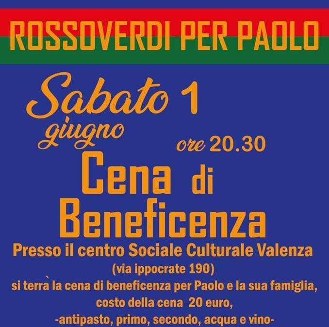 Le iniziative dei tifosi - Sabato 1° giugno "Rossoverdi per Paolo"