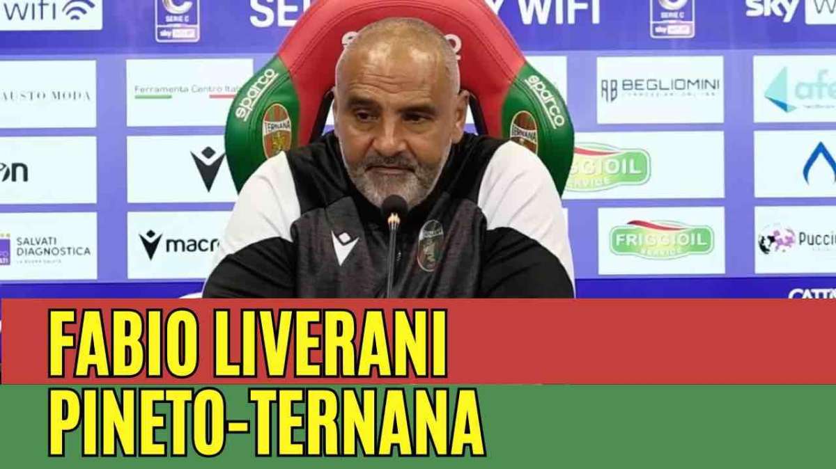 Fabio Liverani pre Pineto-Ternana - Foto TernanaNews