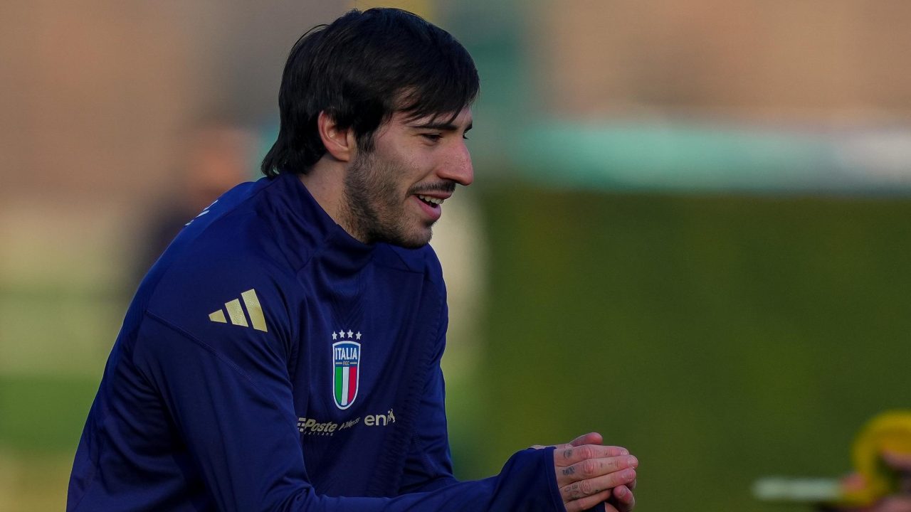 Sandro Tonali torna in Italia - fonte Lapresse - ternananews.it