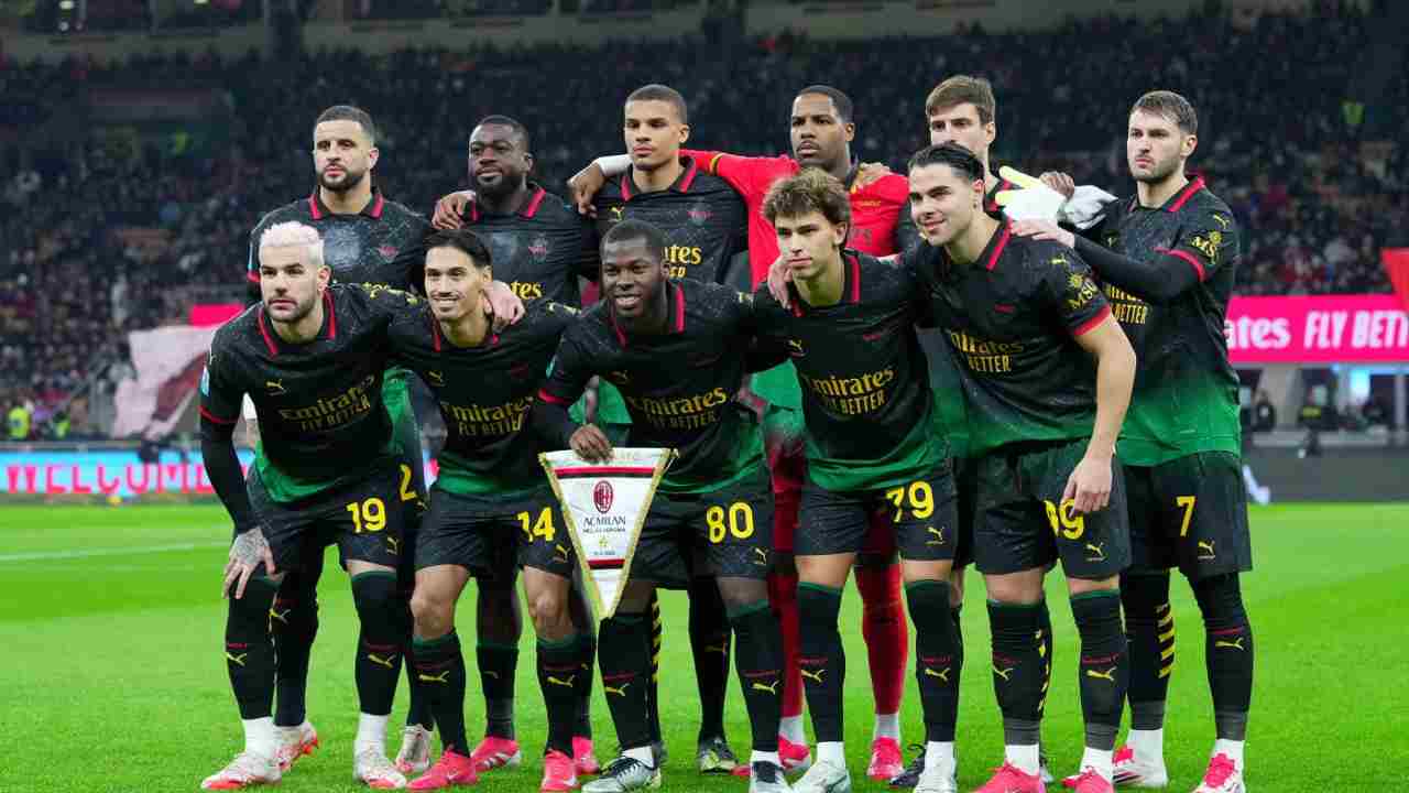 Formazione del Milan