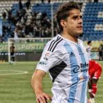 Andrea Corbari centrocampista dell'Entella