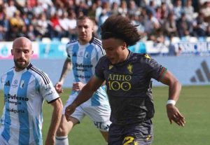 Ciammaglichella in azione contro la Virtus Entella