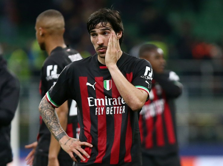 Sandro Tonali con la maglia del Milan - fonte Lapresse - ternananews.it