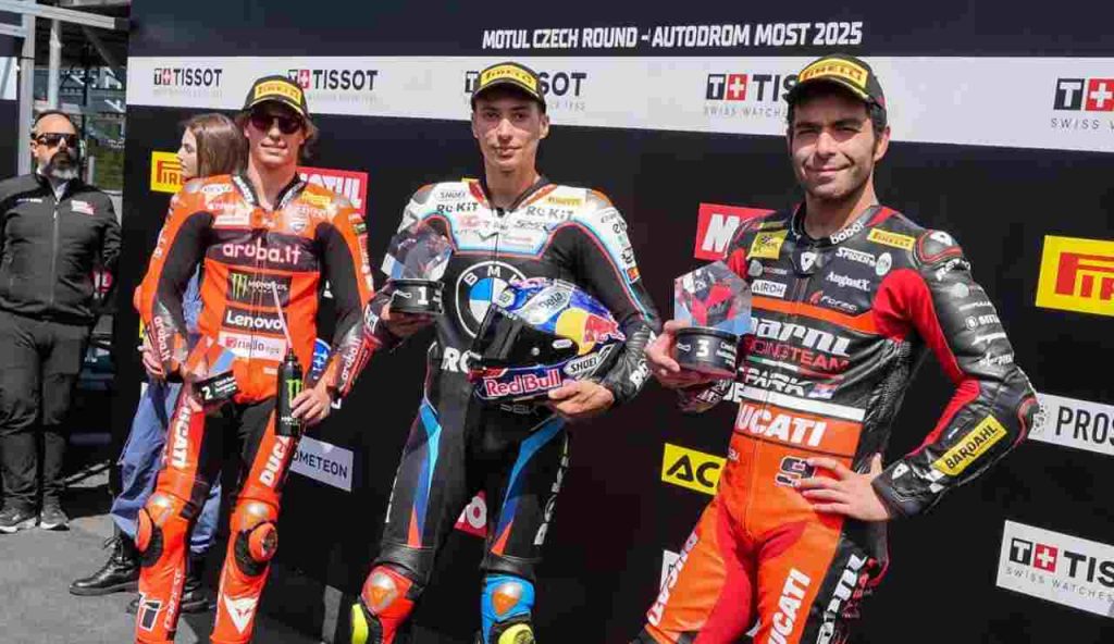 Superbike: Petrux fantastico è terzo in gara 1 a Most