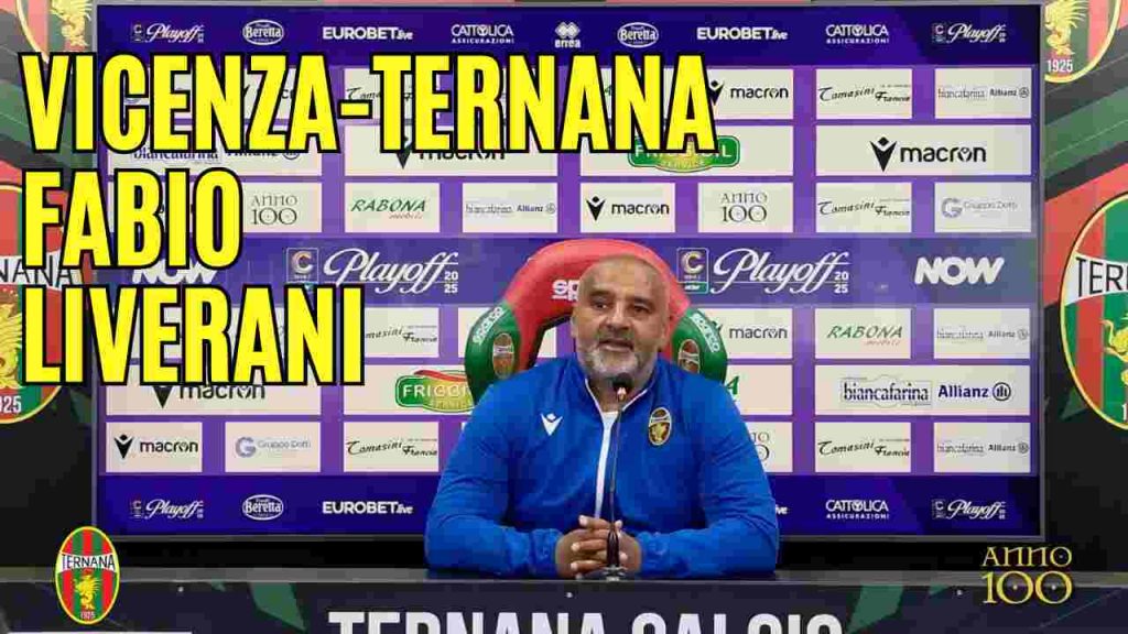 Vicenza-Ternana, guarda la conferenza stampa di Liverani