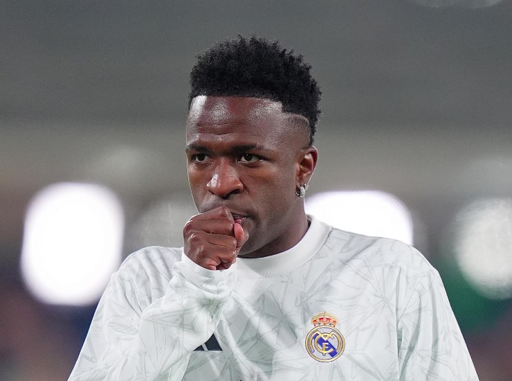 Vinicius Junior con la maglia del Real Madrid - fonte Lapresse - ternananews.it