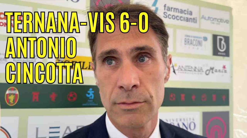 Ternana travolgente, il tecnico Cincotta: “Ora calma e testa libera per domenica”