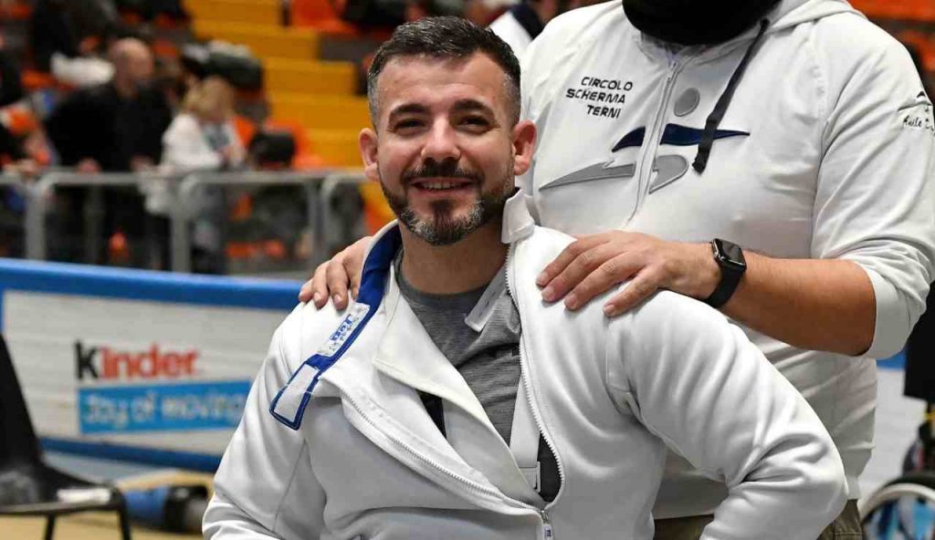 David Spiga è Vice-Campione Italiano di sciabola paralimpica: grande traguardo per l’atleta del Circolo Scherma Terni