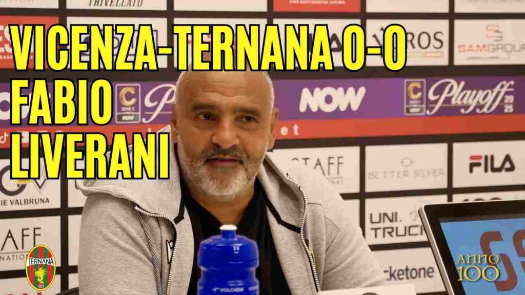 Vicenza-Ternana 0-0, guarda la conferenza stampa di Liverani