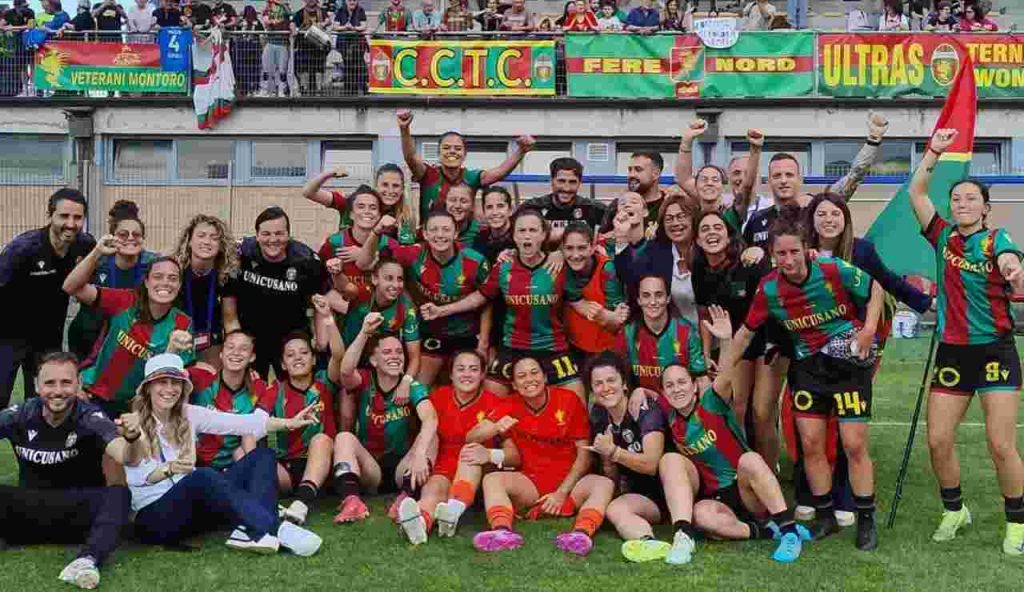 Ternana Women, Cincotta tiene alta la tensione: “Conta solo alzare le mani al cielo”