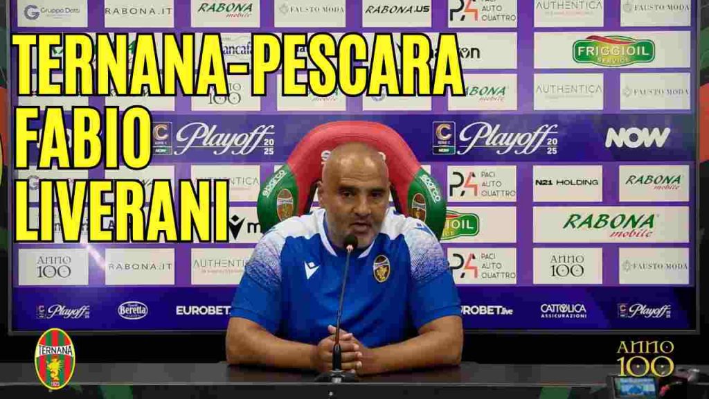 Ternana-Pescara, Liverani in conferenza stampa: guarda il video integrale