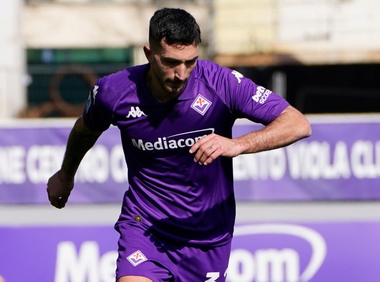 Danilo Cataldi con la maglia della Fiorentina - fonte Lapresse - ternananews.it