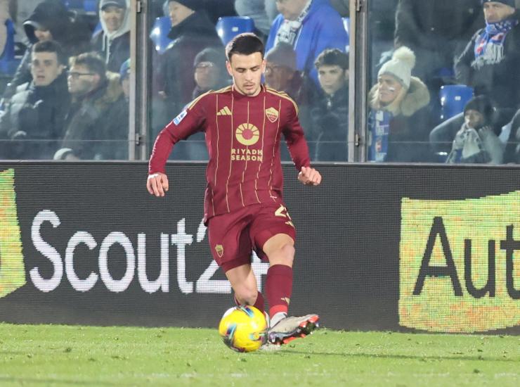 Enzo Le Fee con la maglia della Roma - fonte Lapresse - ternananews.it