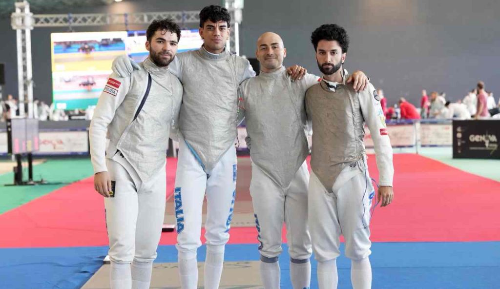 Europei di Scherma: l’Italia del fioretto maschile è campione d’Europa con un grande Alessio Foconi