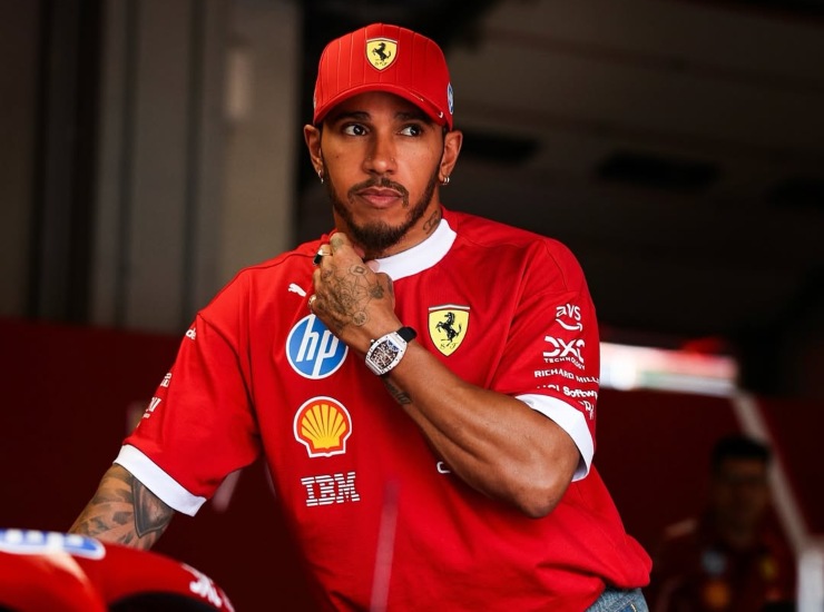 L'operazione di Lewis Hamilton - fonte Instagram - ternananews.it