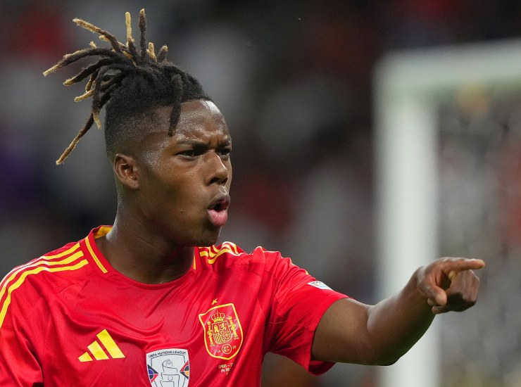 Nico Williams con la maglia della nazionale spagnola - fonte Lapresse - ternananews.it