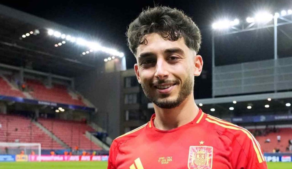Raul Moro, ex Ternana, serve un assist con la Spagna Under 21 contro l’Italia