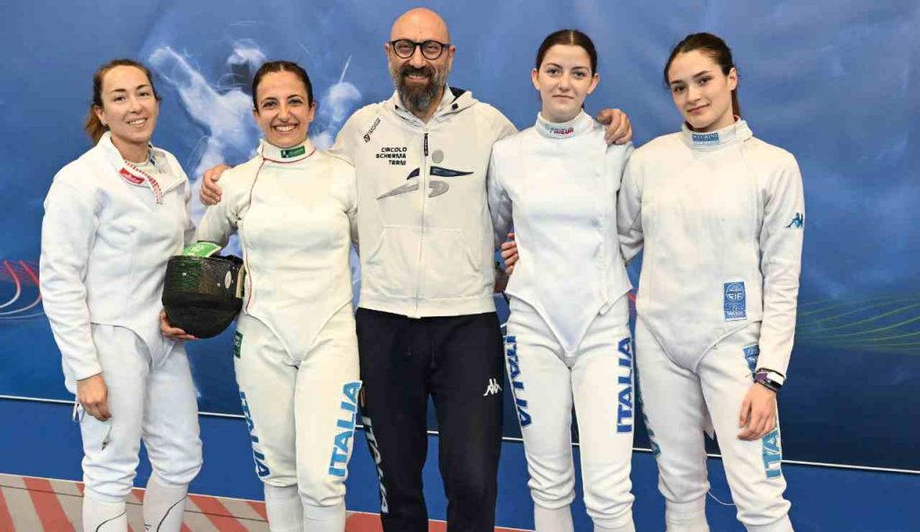 Circolo Scherma Terni: le ragazze della spada confermano la Serie A1 per il settimo anno consecutivo