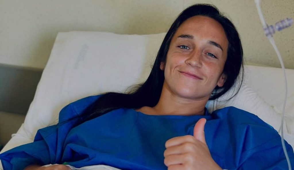 Claudia Gomes Faria operata alla caviglia: i dettagli dell’intervento