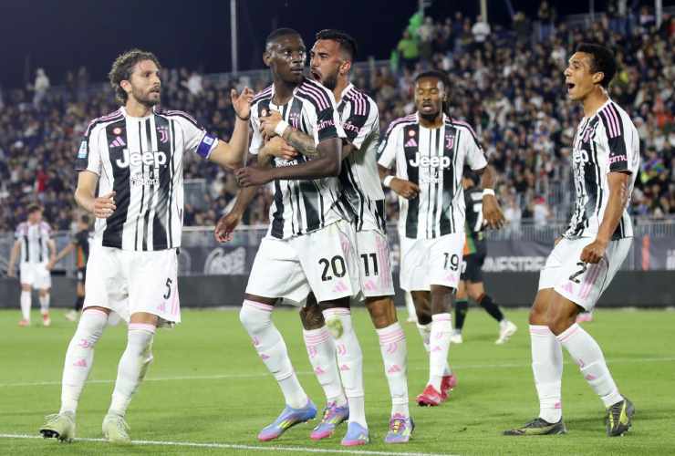 Esultanza Juventus