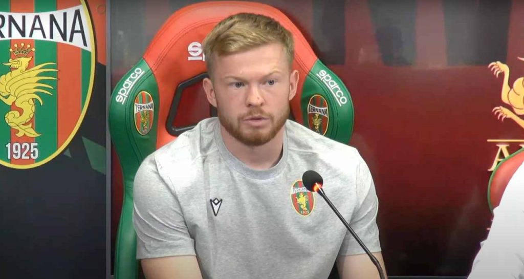 McJannett si presenta: “Orgoglioso di essere il primo irlandese nella storia della Ternana”