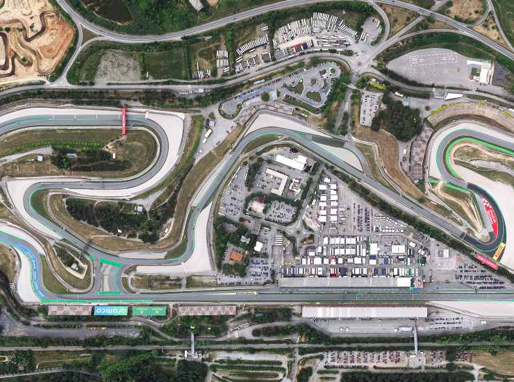 Il circuito di Barcellona - fonte X - ternananews.it