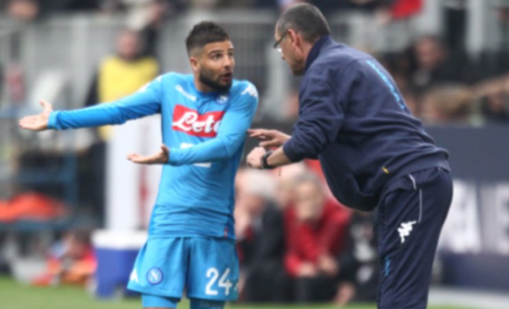 Insigne raggiunge Sarri alla Lazio