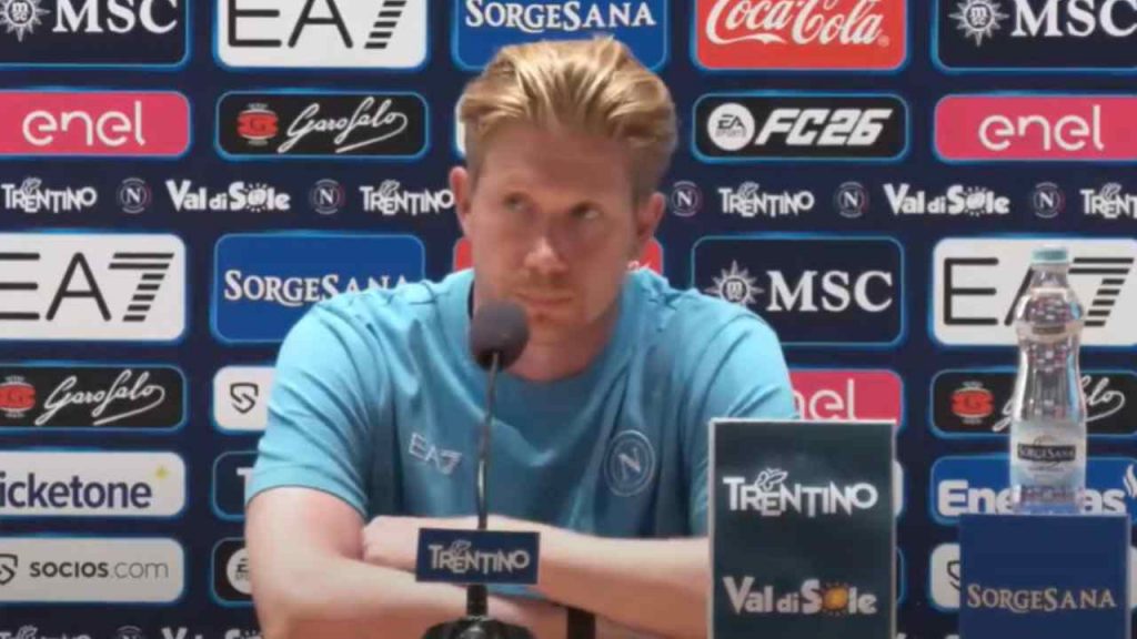 De Bruyne rescinde con il Napoli | Non è in grado di scendere in campo: ha troppi KG di troppo
