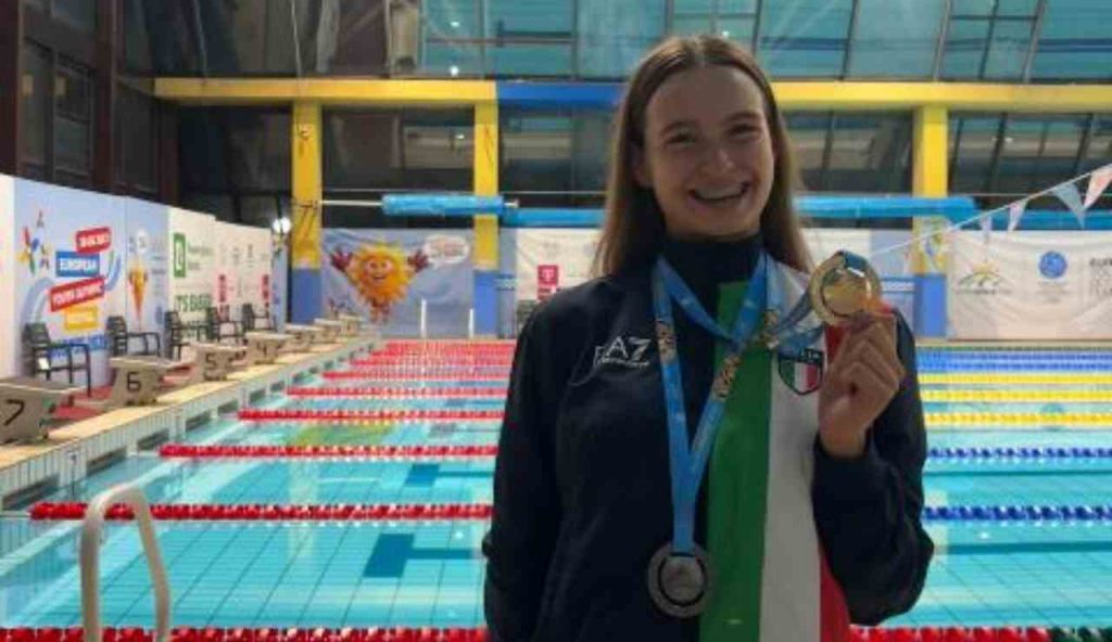 Lucrezia Boncio conquista oro e argento all’EYOF 2025: orgoglio del nuoto ternano