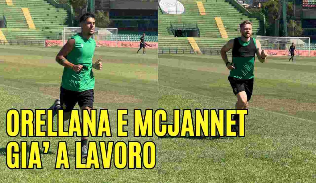 Ternana, McJannet e Orellana si allenano al “Liberati” | VIDEO
