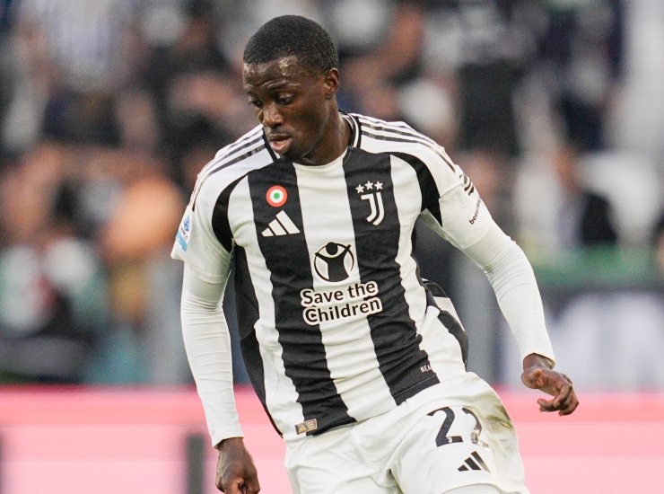 Timothy Weah con la maglia della Juventus - fonte Lapresse - ternananews.it