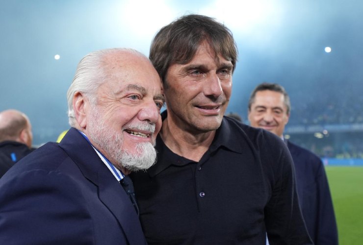 Antonio Conte e De Laurentiis