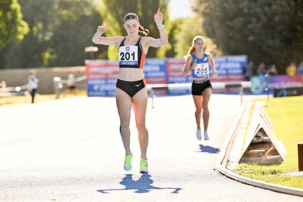 Sofia Marcucci nella storia: oro nei 2000 siepi e record regionale agli Italiani Allievi