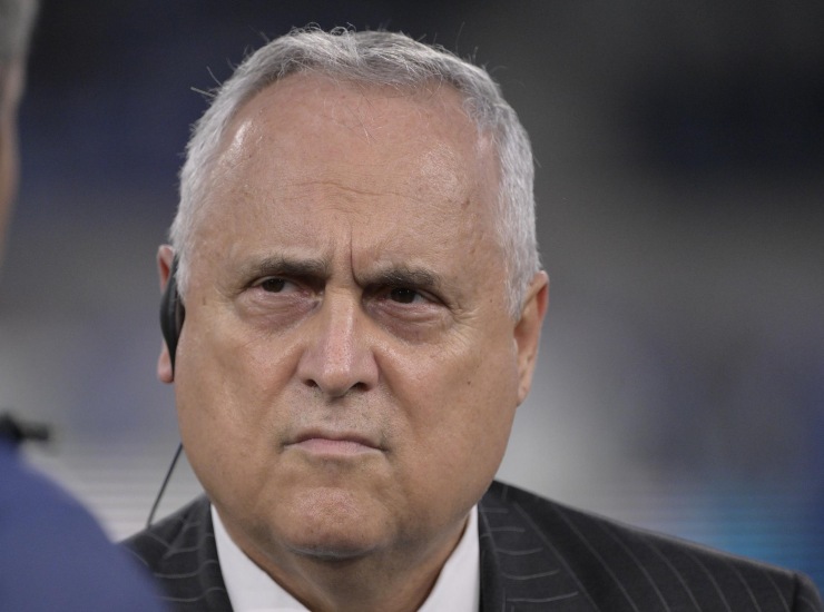 Claudio Lotito, presidente della Lazio - fonte Lapresse - ternananews.it