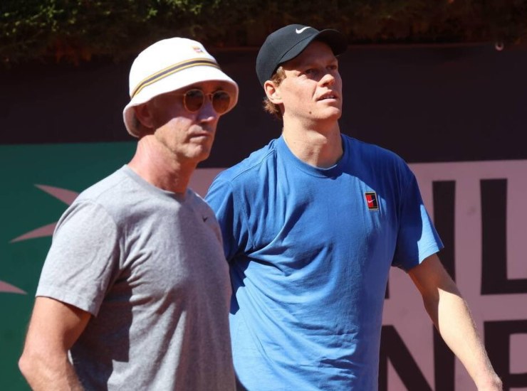 Darren Cahill e Jannik Sinner - fonte X - ternananews.it