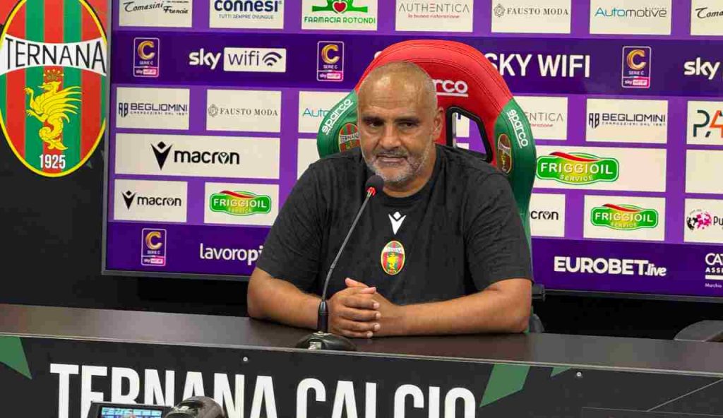 Ternana-Ascoli, guarda la conferenza stampa di Liverani | VIDEO